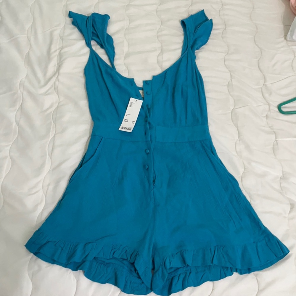 Teal Blue UO Romper